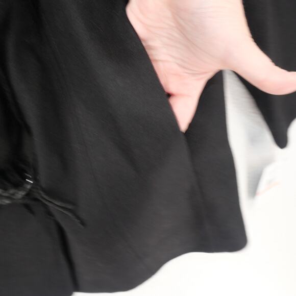 NEW London Fog Women's 3X BLACK Wool Blend Pea Coat With Scarf - Picture 6 of 12